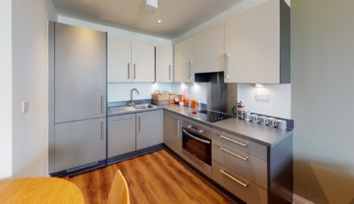 The Gatefold Building 1 Bedroom Apartment 3D Model